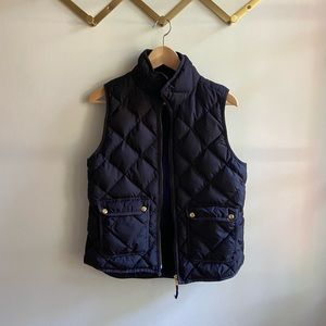 J. Crew Factory black puffer vest